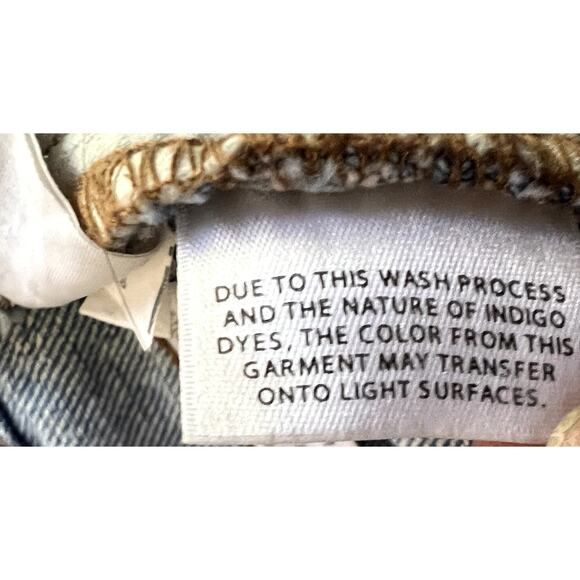 Madewell Jeans Women 24 Blue Denim Cali Demi Boot Exposed button fly Pants - Picture 14 of 14